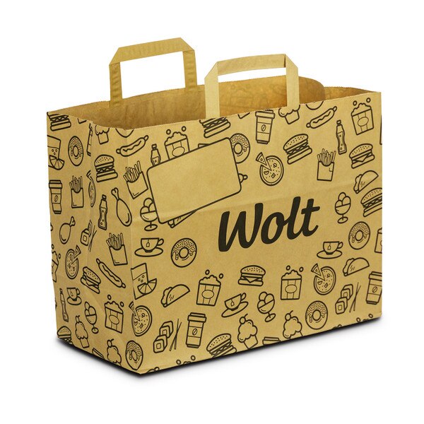 wolt paper bag