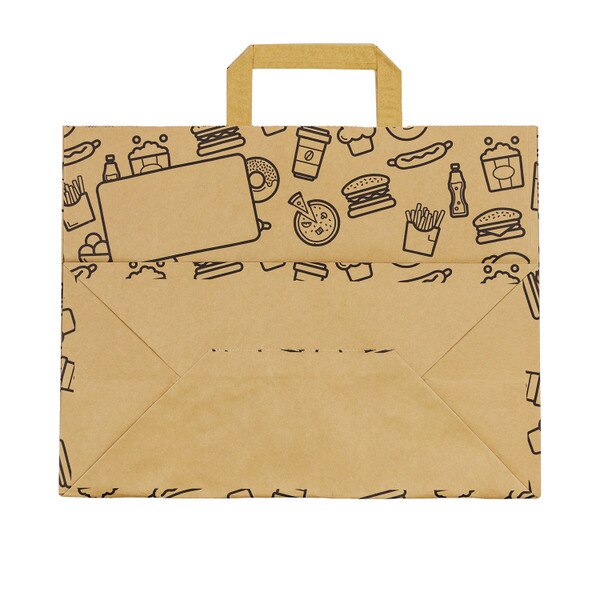 wolt paper bag block bottom